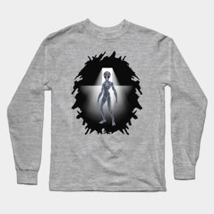 Midnight Alien Visitor Long Sleeve T-Shirt